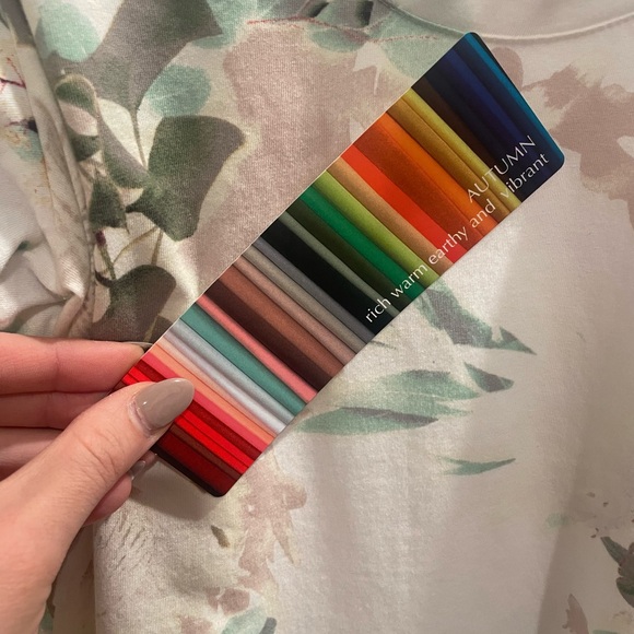 Express Floral Skimming Scoop Neck Puff Sleeve Tee - Picture 3 of 5